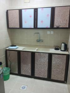 Kuhinja oz. manjša kuhinja v nastanitvi شقق الفتح الخاصة 2 Al Fath Private Apartments