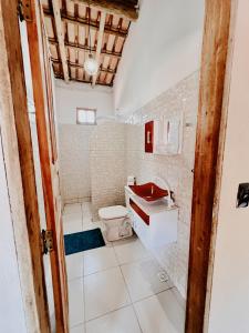 Et badeværelse på Casa Mar