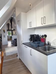 Kuchyň nebo kuchyňský kout v ubytování Ferienwohnung im Springerhof