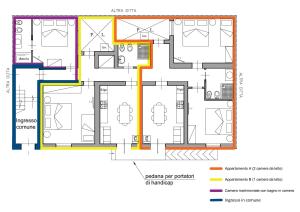 The floor plan of Il Sogno