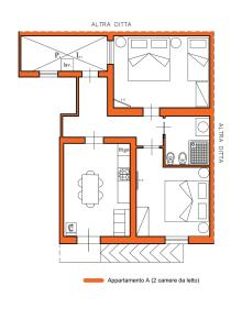 The floor plan of Il Sogno