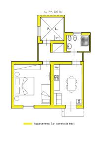 The floor plan of Il Sogno