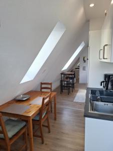 Kuchyň nebo kuchyňský kout v ubytování Ferienwohnung im Springerhof