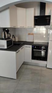 Kuchyňa alebo kuchynka v ubytovaní Apartments Mikas