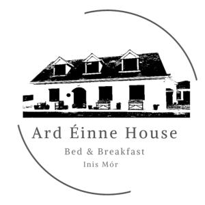 a black and white picture of a bed and breakfast at Ard Einne House Bed & Breakfast in Inis Mor