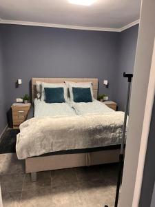 Cama o camas de una habitación en Apartman Leona