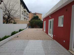 Bygningen som pensionatet ligger i