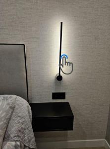 Postel nebo postele na pokoji v ubytování Habitación céntrica de Lujo Gv 1
