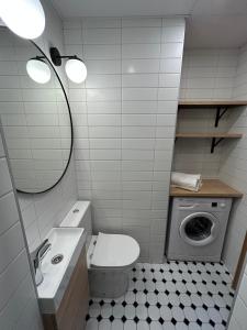 Vonios kambarys apgyvendinimo įstaigoje Jon´s 2 Apartments