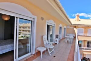 Balkón nebo terasa v ubytování ViaMar Apartment