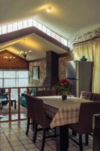 Posezení v ubytování Cabañas- Casas España