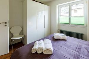 Postel nebo postele na pokoji v ubytování casa Battilana Li Curt - Poschiavo