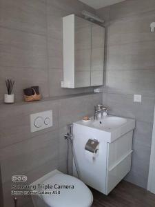 Koupelna v ubytování casa Battilana Li Curt - Poschiavo