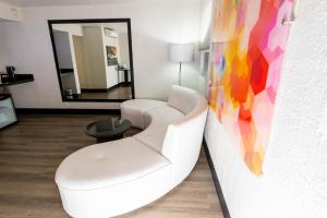 A seating area at The Clarendon Hotel and Spa