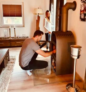 Hosté ubytování Casa al Bosco Ferienhaus am Wald