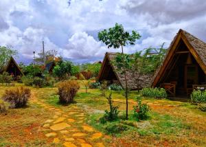 Zahrada ubytování Boma Simba Safari Lodge
