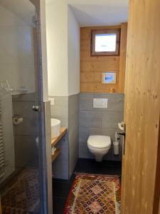 Koupelna v ubytování Chalet Wiesen