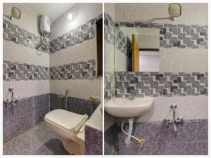 Koupelna v ubytování HOTEL KRISHNA