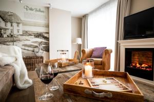 Posezení v ubytování Hotel Zweite Heimat