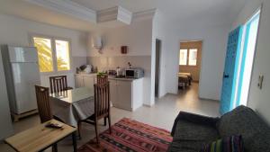 Kuchyň nebo kuchyňský kout v ubytování CoZi Coliving Djerba