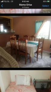 a picture of a dining room with a table and chairs at Tropical Gavilla 