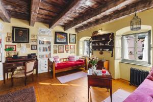 Postel nebo postele na pokoji v ubytování Apartmány na Trojici - VEĽKÝ apartmán
