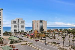 an aerial view of a city with tall buildings at St. Lucia 704 in Destin