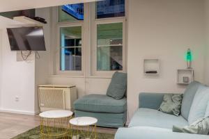 Istumisnurk majutusasutuses Full equipment designed apartment in the heart of Budapest for 4 people