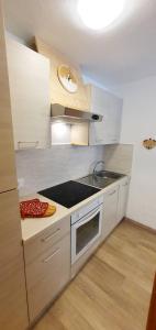 Кухня или мини-кухня в Appartamento Pampeago 10

