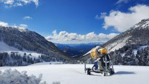 L'établissement Appartamento Pampeago 10 en hiver