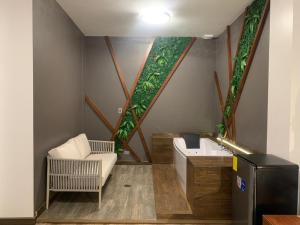 Posezení v ubytování Hotel Sacha Golden