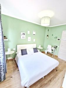 Posteľ alebo postele v izbe v ubytovaní Le Giare B&B