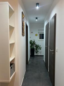 Kuchyň nebo kuchyňský kout v ubytování Apartments Bogic