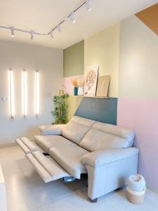 Χώρος καθιστικού στο PALMAS EXPERIENCE - Apartamento Girassol