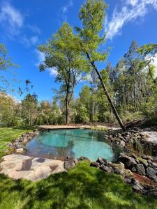 A piscina localizada em Cabaña en el bosque-Termas de Chillán ou nos arredores