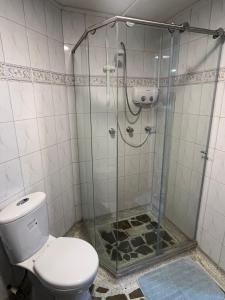 Koupelna v ubytování Bonito apartamento con excelente ubicación