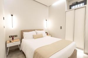 Posteľ alebo postele v izbe v ubytovaní BillMar Luxury Apartment in the center of Gythio