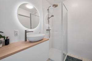 Een badkamer bij Suite SoSo