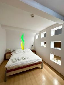 Łóżko lub łóżka w pokoju w obiekcie Motel Za Miedzą