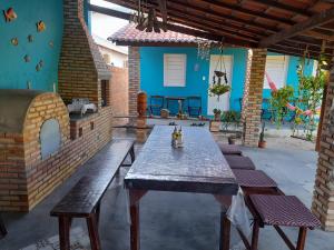 En terrasse eller udendørsområde på Doce Villa