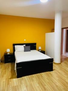 Postel nebo postele na pokoji v ubytování Residencial Sol Point Art