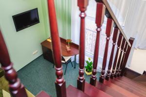 TV a/nebo společenská místnost v ubytování Terminal-A Hotel