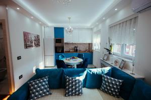 Kuchyň nebo kuchyňský kout v ubytování Apartman Milos, privatan parking