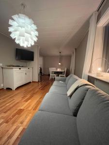 Posezení v ubytování Villa på landet i Kulltorp