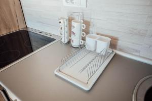 Nhà bếp/bếp nhỏ tại Apartman Petar 26