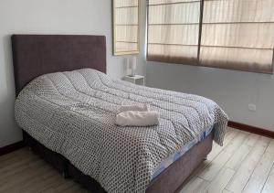 Krevet ili kreveti u jedinici u okviru objekta Miraflores Bliss: Tu Hogar en el Corazón de Perú