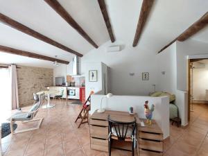 Posezení v ubytování LOFT DES LAQUETS