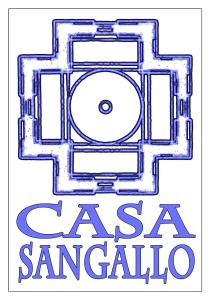 una señal para un logo de San Francisco en CASA SANGALLO, en Prato