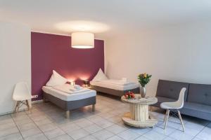 Posezení v ubytování Apart Hannover Monteurzimmer