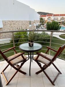 Balkón nebo terasa v ubytování Villa View- Grapevines Villas - your sea view vacation
